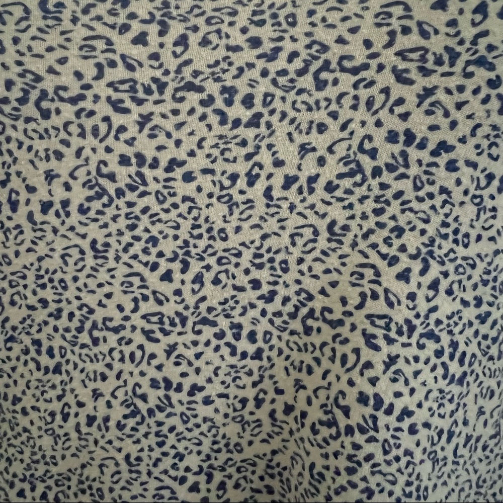 Obey Loose Fit Blue White Speckled Racerback Tank Top Size M - Picture 7 of 13